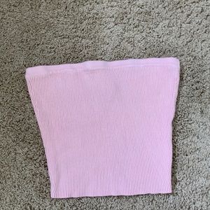 Pink tube top